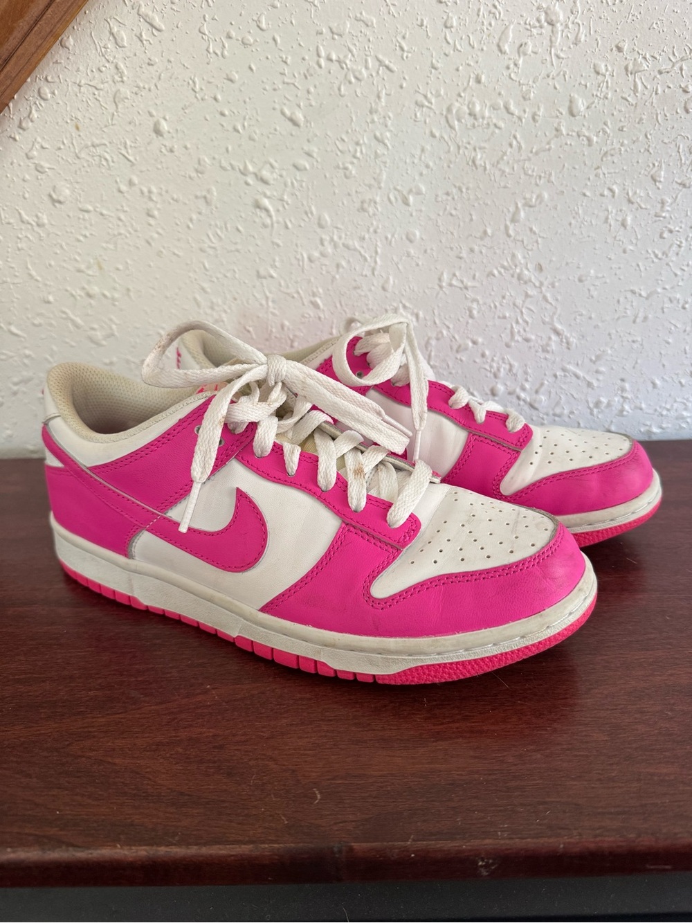 Pink Nike Dunk Low-Top sneakers size youth 6.5 women’s 8 EU 39